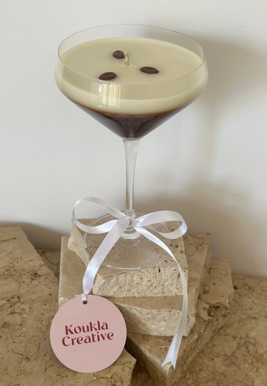 Espresso Martini Cocktail Candle