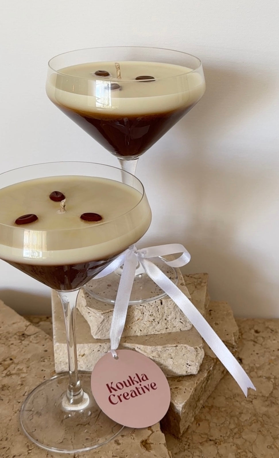 Espresso Martini Cocktail Candle - bundle of 2 (SAVE 10%)